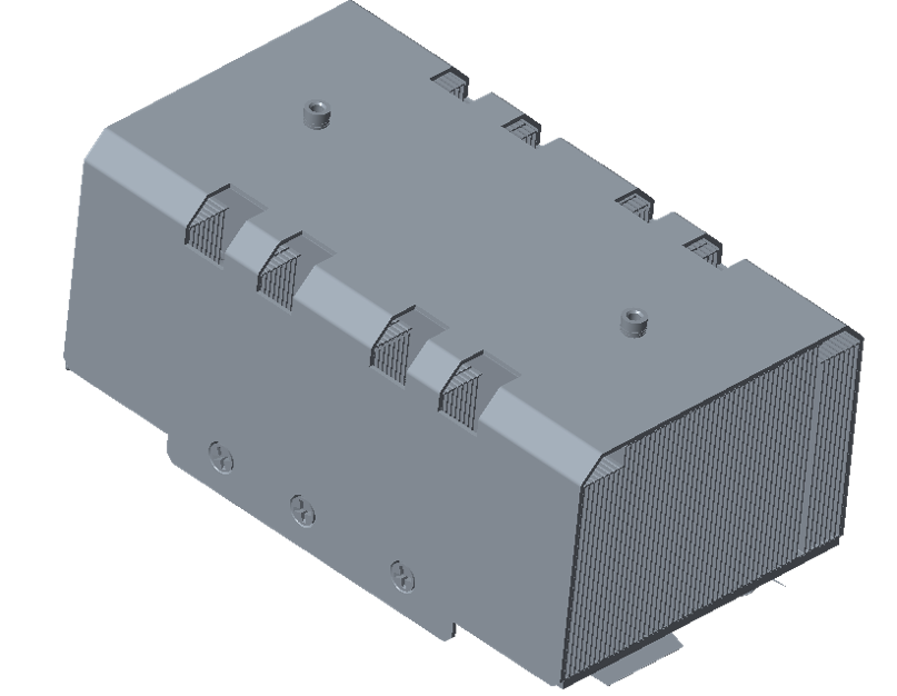 前后高低Fin散热器-2