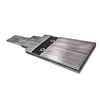 VC002 ultra-thin vapor chamber heatsink with zipper fin array for QSFP-DD optical module cooling
