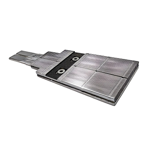 VC002 ultra-thin vapor chamber heatsink with zipper fin array for QSFP-DD optical module cooling