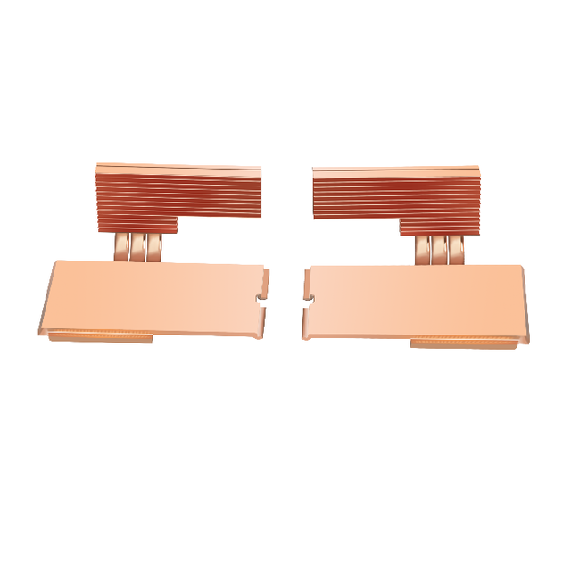 Nickel Plating Heat Pipe Heatsink HP006 Wholesale Customized Solutions